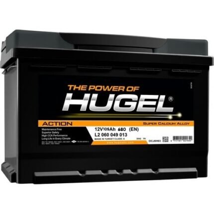 12V 105Ah Hugel Akü Action Alçak TRC L 1008926